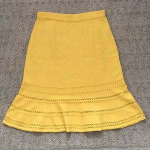 St John skirt yellow size 12